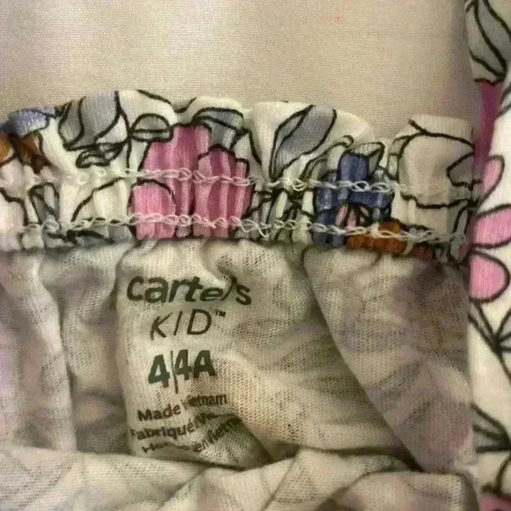 Carters Girls Kids Size 4 Two Piece Matching Skirt Set Multi
